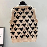 Love Heart Sweater Vest