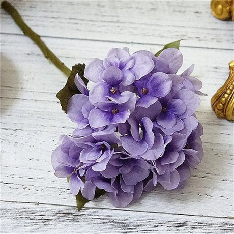 One Bundle Autumn Silk Hydrangea Home Decorative Bridal Bouquet Artificial Flowers