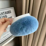 Fluffy Colourful Hair Clips Dopamine Hair Accessories