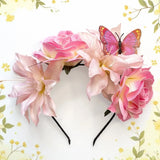Butterfly Rose Floral Fascinators