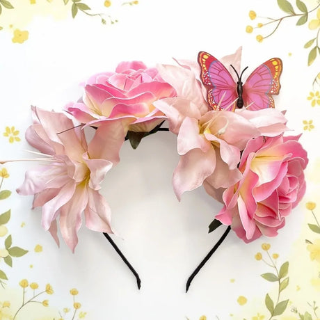 Butterfly Rose Floral Fascinators