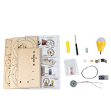 Wooden Hand Generator Kids Science Toy STEM Technology Gadget Physics Kit Educational Toys for Children