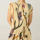 Nimue's Maxi Dress Comfortable Bohemian Art Print