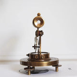 Antique Style Brass Navigational Compass Bubble Level Spyglass Desk Decor Nautical Home Decoration