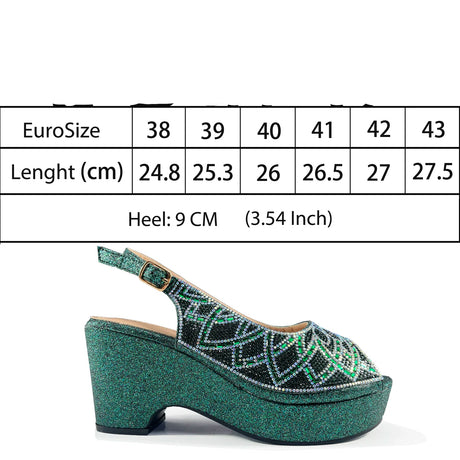 Patty's Peep Toe Shoes and Matching Bag Comfortable Party Shoes Platform Flats