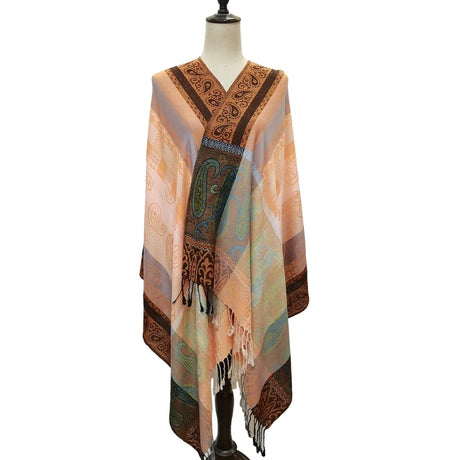 Rainbow Pashmina Scarfs Large Soft Warm Shawl Wrap