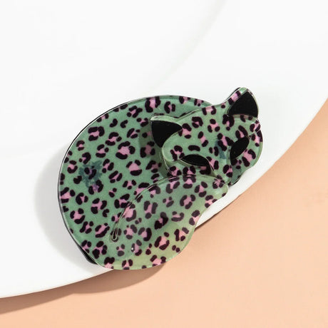 Spotted Cat Acrylic Brooches