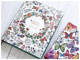 Colouring Notebooks Hardcover Art Journal 148 Sheets Illustrated Diary
