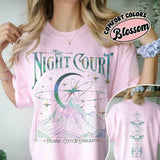 Velaris The Night Court Acotar 2 Sided T-Shirt Court Of Dreams Book Lovers Tee