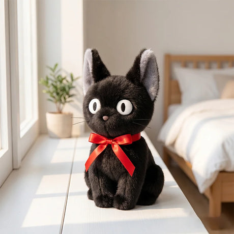 25CM Jiji Black Cat Japanese Anime Studio Ghibli Kiki's Delivery Service Soft Toy