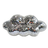 Disco Mirror Ball Cloud Ornament 70s Retro Decoration