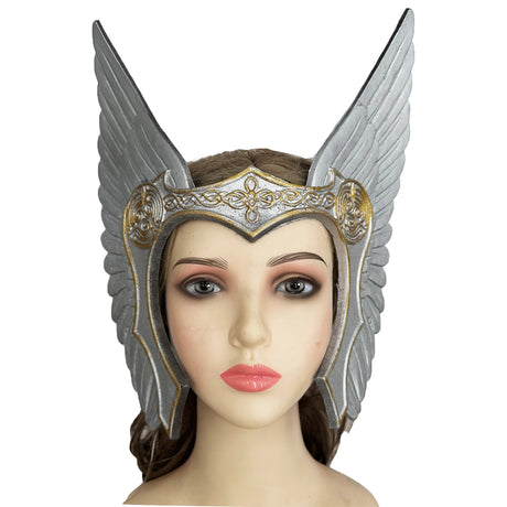 Valkyrja Warriour Helmet Headwear Cosplay Halloween Costume Accessories