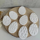 DIY Easter Egg Resin Clay Chocolate Ornaments Silicone Moulds DIY Craft Baking