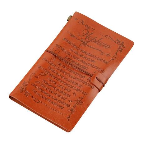 To My Son, Daughter, Grandson, Granddaughter, Wife, Sister, etc, Gift PU Leather  Journal Notebooks