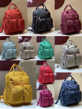14 Colour Fun Backpacks Waterproof Zipper Multi-pockets Travel School Laptop Bags