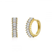 Colourful Zircon Gold Stud Earrings Mix'n'Match