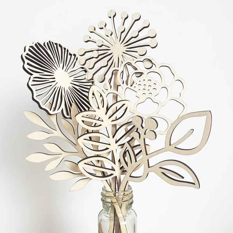 Pick Your Own Wild Flowers Bouquet Wood Craft Project