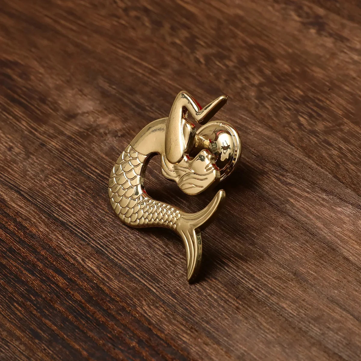 Golden Mermaid Dresser Knobs Furniture Handles Drawers Hardware Cabinets Pulls