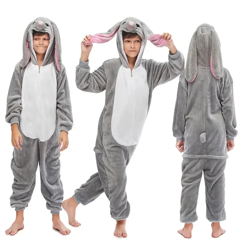 Rabbit Hoodie Easter Bunny Onesie Long Sleeve Jumpsuit