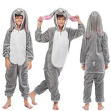 Rabbit Hoodie Easter Bunny Onesie Long Sleeve Jumpsuit