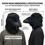 Black Raven Mask Adult Halloween Cosplay Costume Prop Stage Performance
