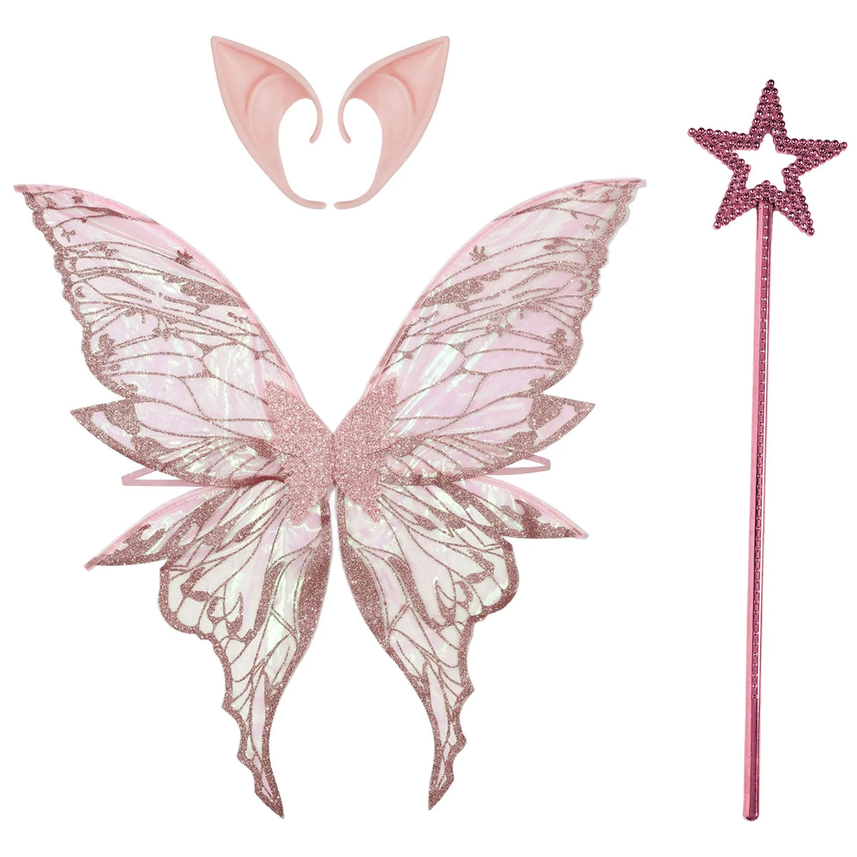 Fairy Elf Ears, Wings and Wands Cosplay Accessories