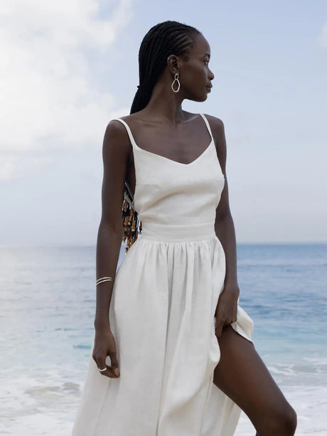 Eden's Cotton Linen Dress