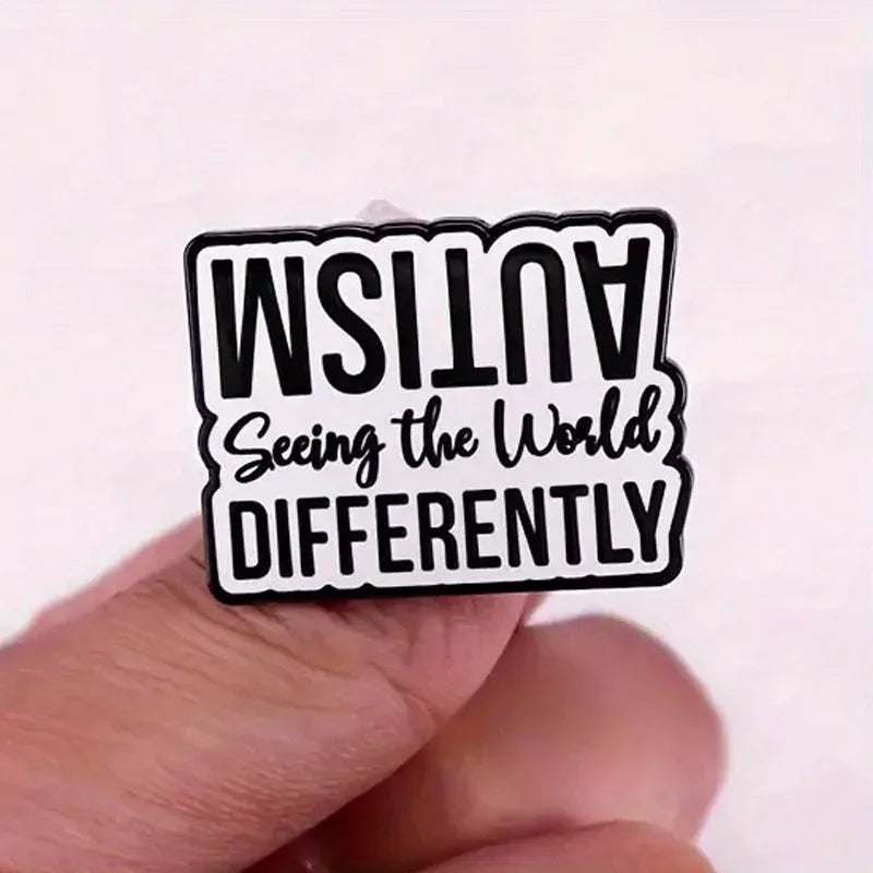 I Am Autistic Awareness Brooch Invisible Disability Badge