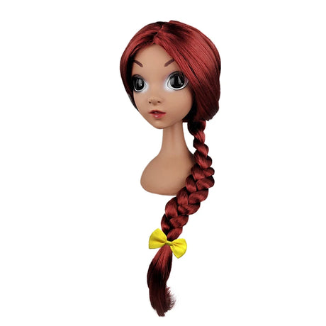 Girl's Princess Wigs Halloween Costumes Rapunzel Disguised Little Mermaid Elsa Aurora Snow White