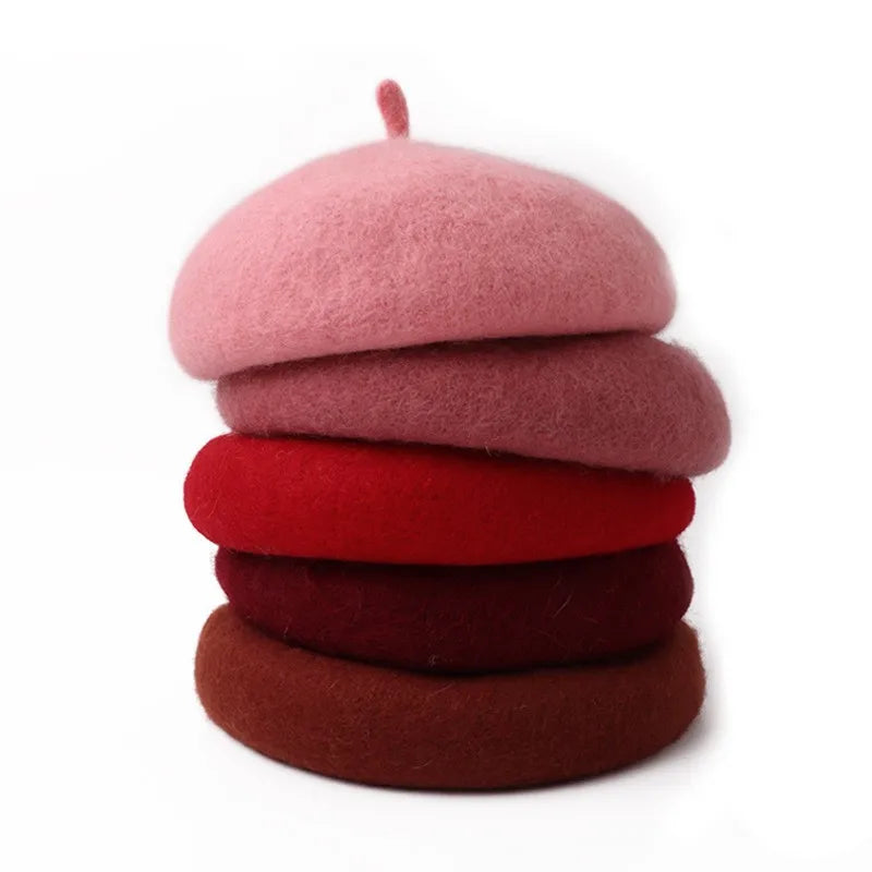 Wool Berets Autumn and Winter Soft Hats