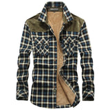 Woodsman Plaid Fleece Shirts Lightweight Jackets