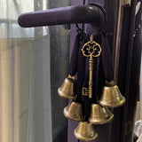 Iron Witch Wind Chimes Door Handle Decorative Bells Home Protection