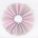 Sparkly Pink Grey Mouse and Elephant Tulle Tutu Skirt Halloween Costumes