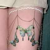 Butterfly Tassels Thigh Chain