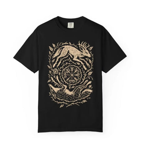 Fox Yin Yang T-Shirt Witchy Forestcore Tee