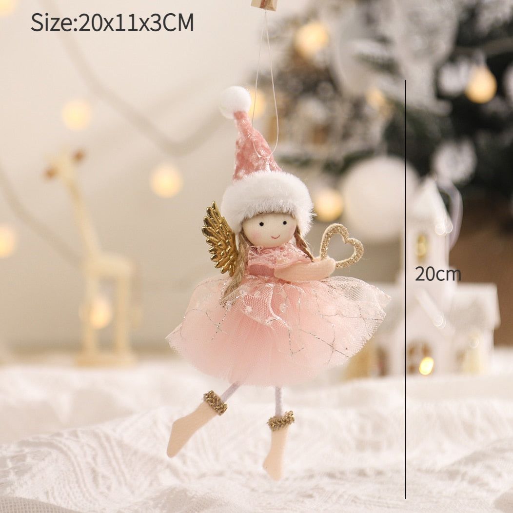 Christmas Angel Doll Xmas Tree Ornaments