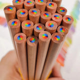 10 Rainbow Pencils