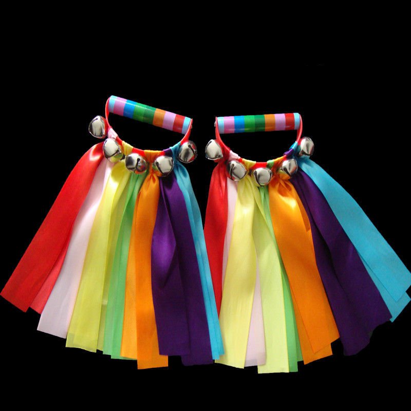 Rainbow Ribbon Handbells Performance Musical Instruments