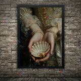 Lace, Pearls, Swords, and Snakes, Moody Victorian Art Poster Prints Dark Academia Wall Art Home Decor