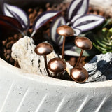 Mini Metal Mushrooms Decorative Garden Stakes