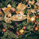 5M/roll Colourful Christmas Light Bulbs String Garland Christmas Decorations Xmas Tree Ornaments DIY Craft