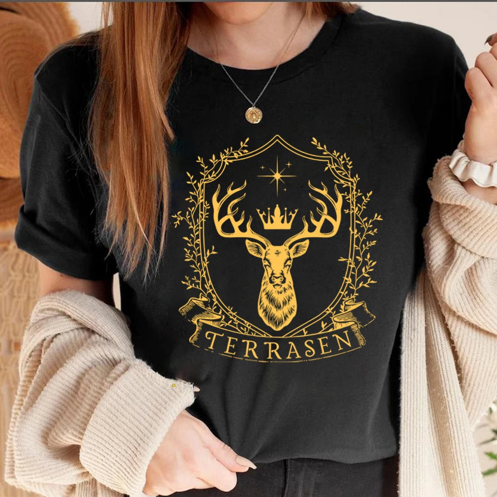 Terrasen T-Shirt Throne of Glass for the Book Lovers