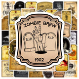 50pcs Halloween Magic Potion Bottle Labels Stickers