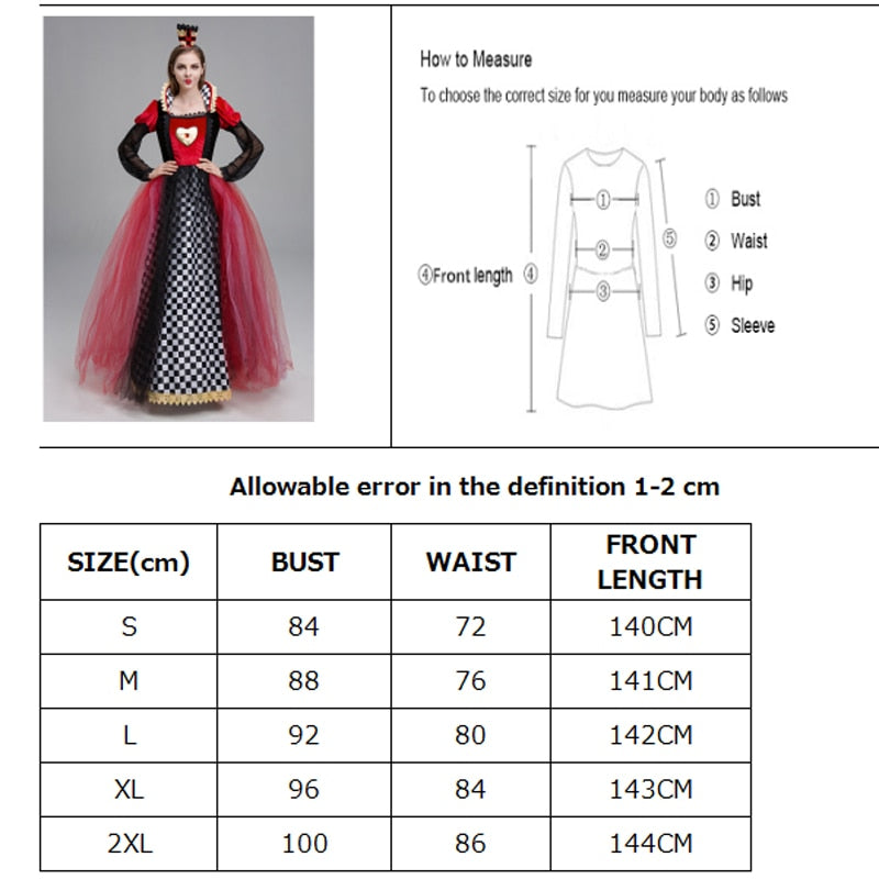 Queen of Hearts Alice in Wonderland Book Week Costume