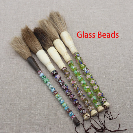 Bead Handle Calligraphy Artist Brush