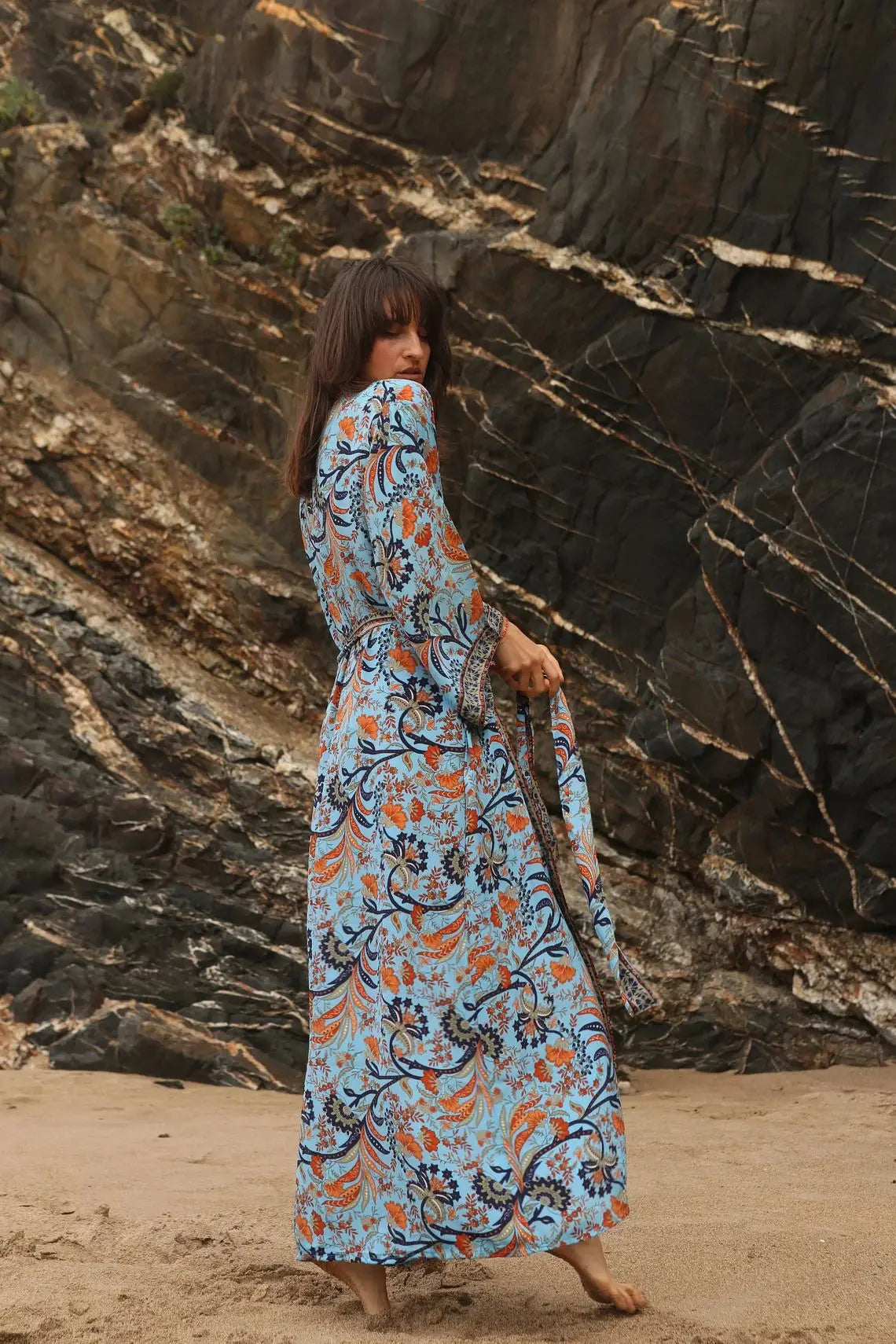 Charmy's Cover-up Long Kimono Robe