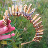 Goddess Crowns Raw Crystal Quartz Tiara Headbands