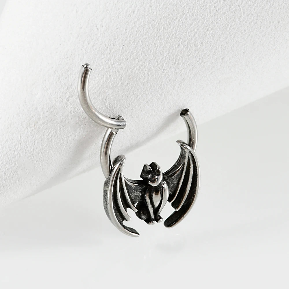 Surgical Steel Septum Ring Hoop Nose Rings Hinged Clicker Tragus Cartilage Ear Stud Piercing Jewellery