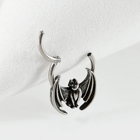 Surgical Steel Septum Ring Hoop Nose Rings Hinged Clicker Tragus Cartilage Ear Stud Piercing Jewellery