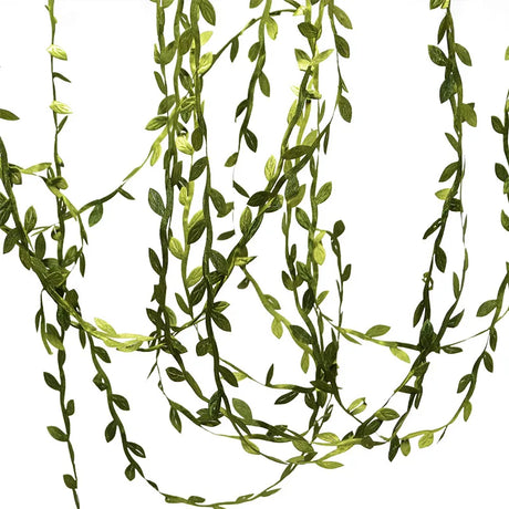 10 Meter Silk Leaf-Shaped Handmake Artificial Vine Leaves DIY Wreath Gift Scrapbooking Craft